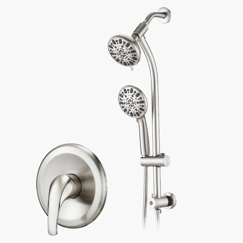 with Rough in-Valve, Brushed Nickel
