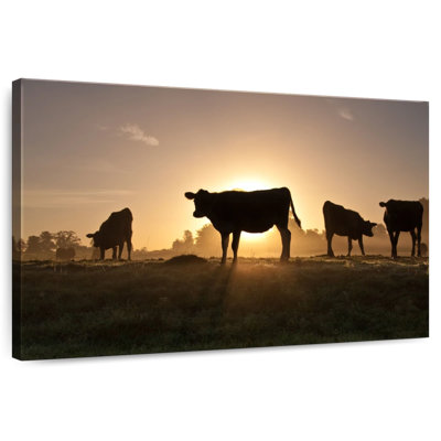 Cow Silhouettes