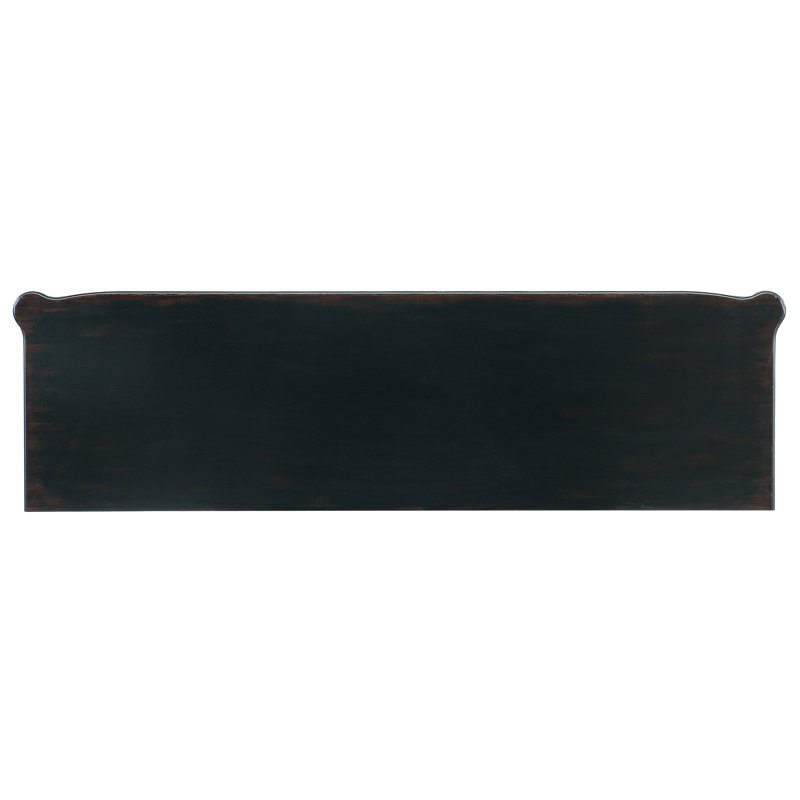 Charleston Seven-Drawer Dresser, Black