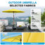  Parasol de marché avec manivelle-935864902
