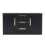 Meuble-lavabo mural de 1 po | armoire de rangement flottante | 2 tiroirs | bois massif | lavabo non inclus | peu encombrant