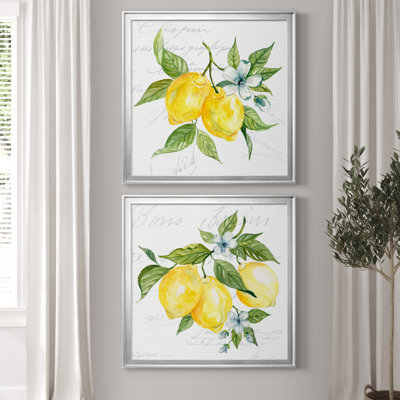 Lemon Squeeze I - ensemble de 2 reproductions d'art