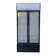 39 In. 28 Cu. Ft. Commercial 2 Glass Wing Door Cooler Refrigerator In Black