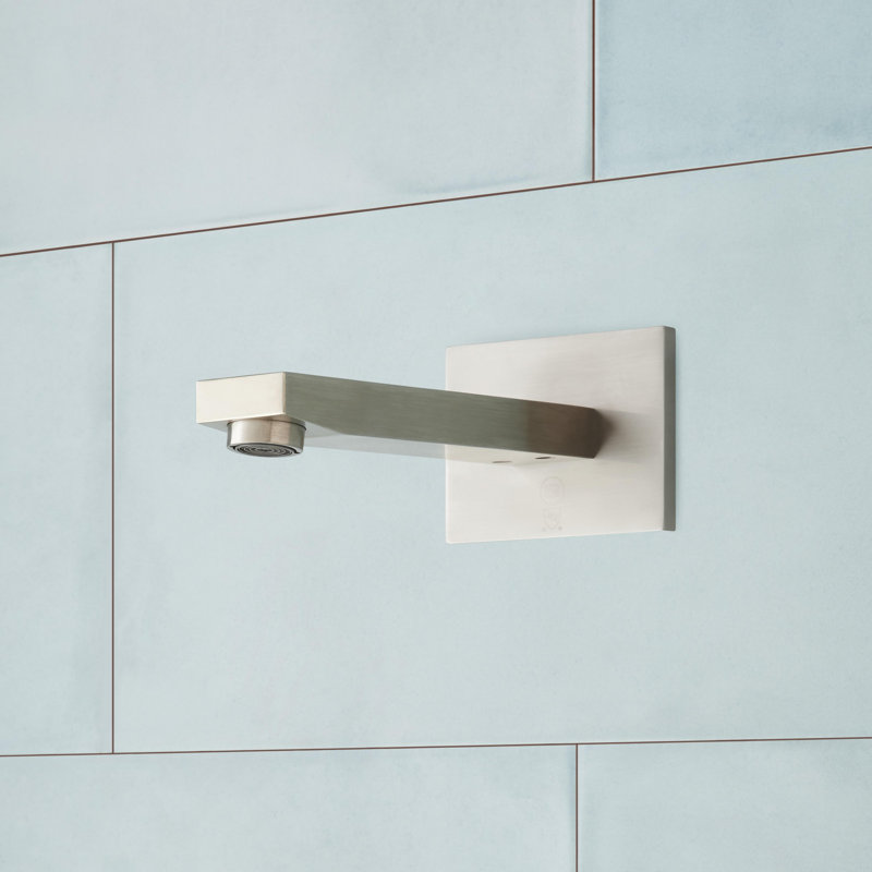 Onassis Thermostatic Tub & Shower System - 6 Body Sprays, Brushed Nickel