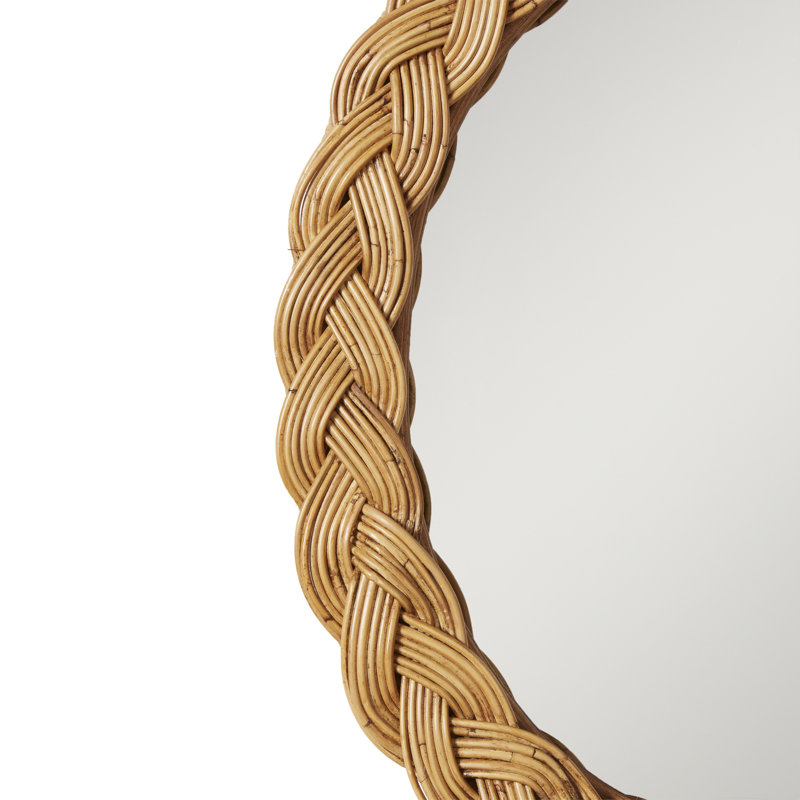 Castello Oval Rattan Mirror