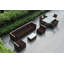 Ensemble de patio complet en rotin avec coussins 14 pièces Pavior-2048742810-2013283730
