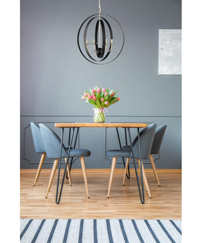 Hazal 4 - Light Dimmable Globe Chandelier
