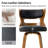 Storm Modern Swivel Counter Stool with Bent Wood Back-1387212152