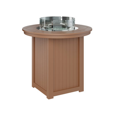 Berlin Gardens Donoma 44″ Round Bar Fire Pit Table