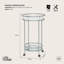Ellison Metal Bar Cart-793915513