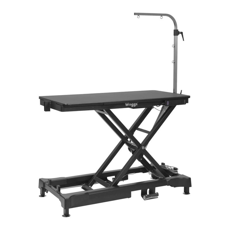 Waggz Step-low Black Electric Dog Grooming Table