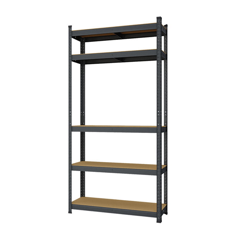 Metal Storage Rack, 180 cm H x 90 cm W x 30 cm D, Natural