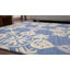 Tapis en laine touffetés à la main Callister - 5 pi x 8 pi, rectangulaires, de couleur bleue, de conception florale moderne, de tapis épais antidérapants faits à la main pour le salon, la chambre à coucher-1958284352