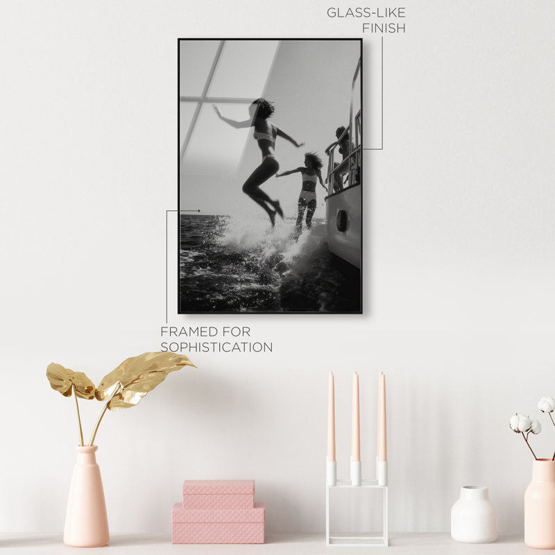 Liquid Gravity High-Gloss Frameless Acrylic Glass Wall Art Nautical & Beach Print by Oliver Gal, Ready to Hang, 10 x 15