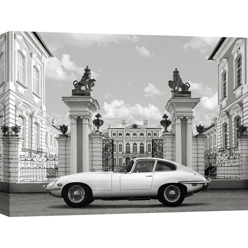 Roadster At The Palace by Gasoline Images - Wrapped Canvas Print, 50cm H x 70cm W x 4cm D