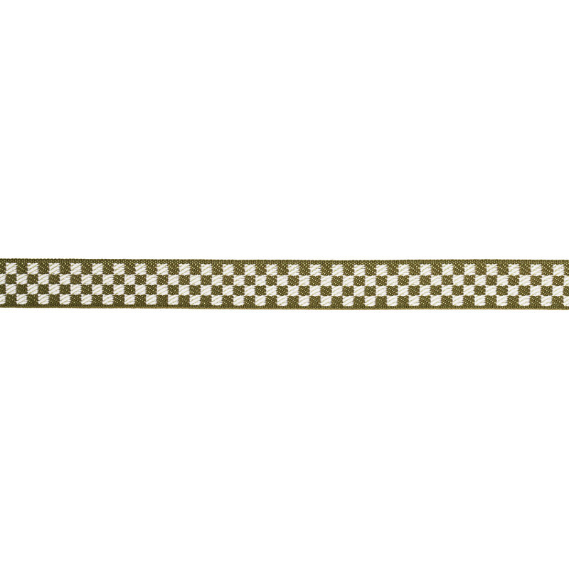 Schumacher x Charlap Hyman & Herrero / Pilar Almon Zee Tape Narrow, Olive