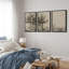 «Serene Forest Scenery Nature Wilderness Illustration Decor Scenic Panoramic Earth», 3 pièces sur toile-98249326-98249328