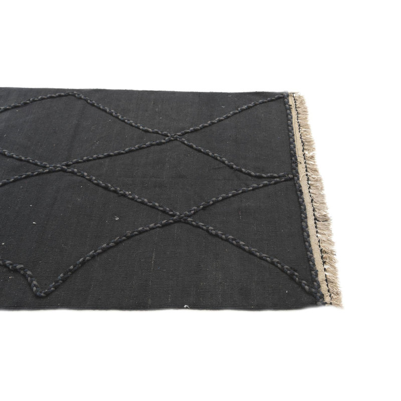 Obryant Black Rug