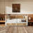 Traditional Style Rattan Daybed with 2 Drawers-1225844910-1225844905