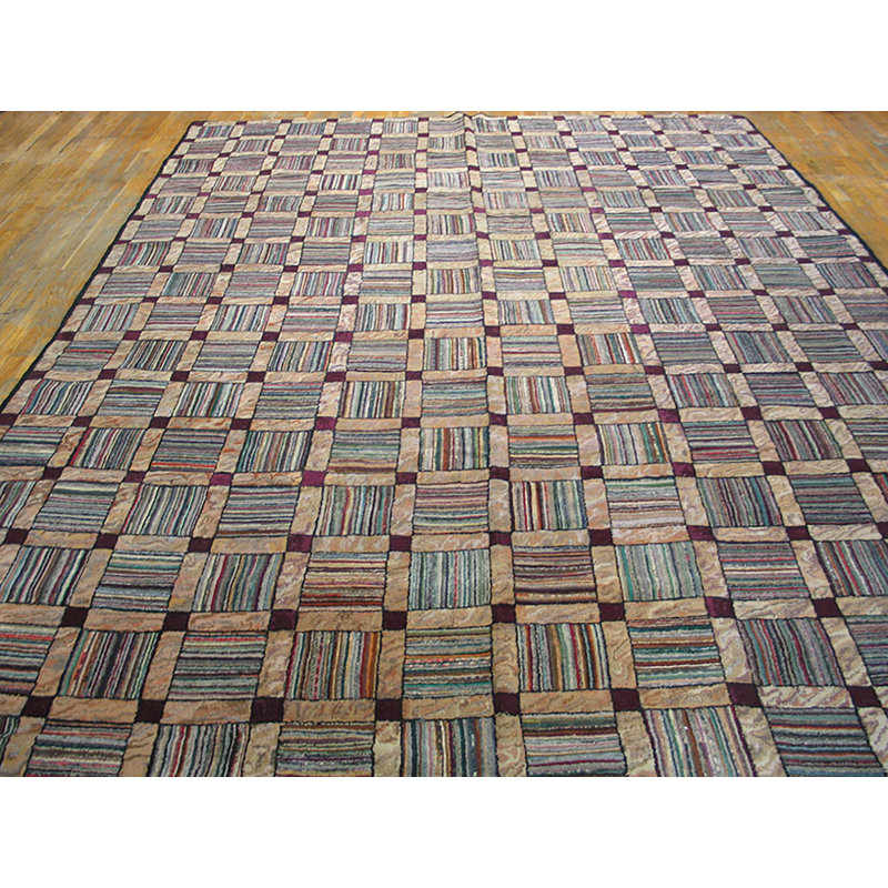 Wool Geometric Area Rug