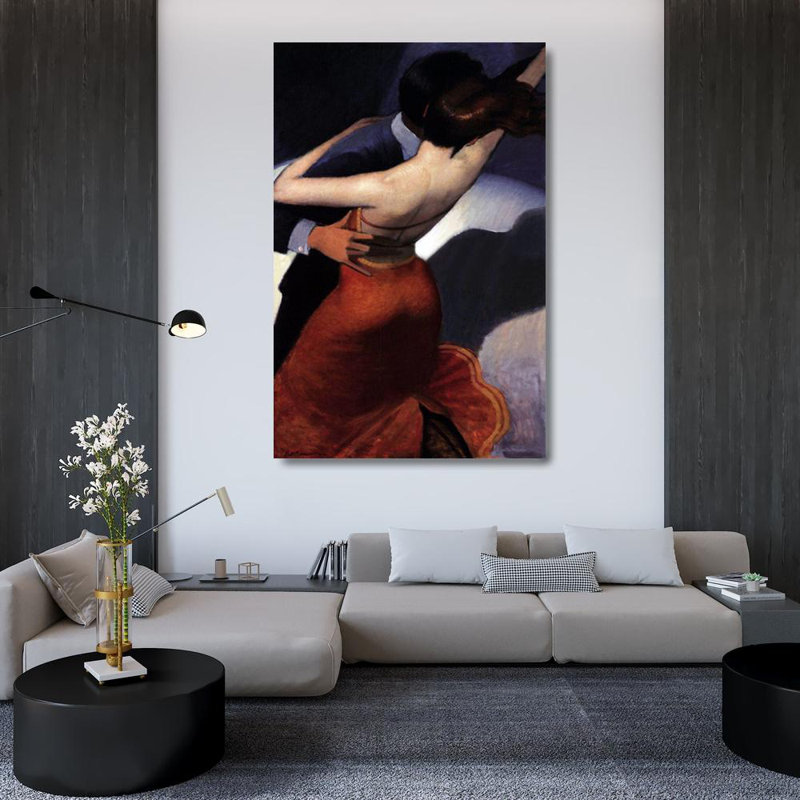 Danseurs de salsa, H 48 po x l 31 po