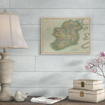 " Vintage Map Of Ireland " by John Cary
