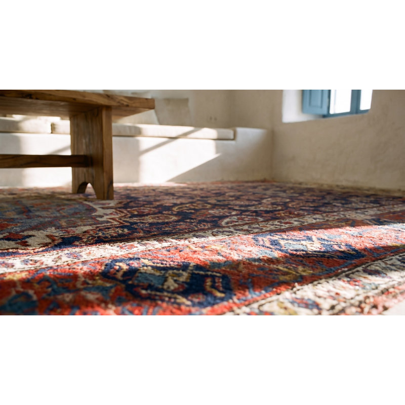 Antique Caucasian - Russia Geometric Knotted Rug