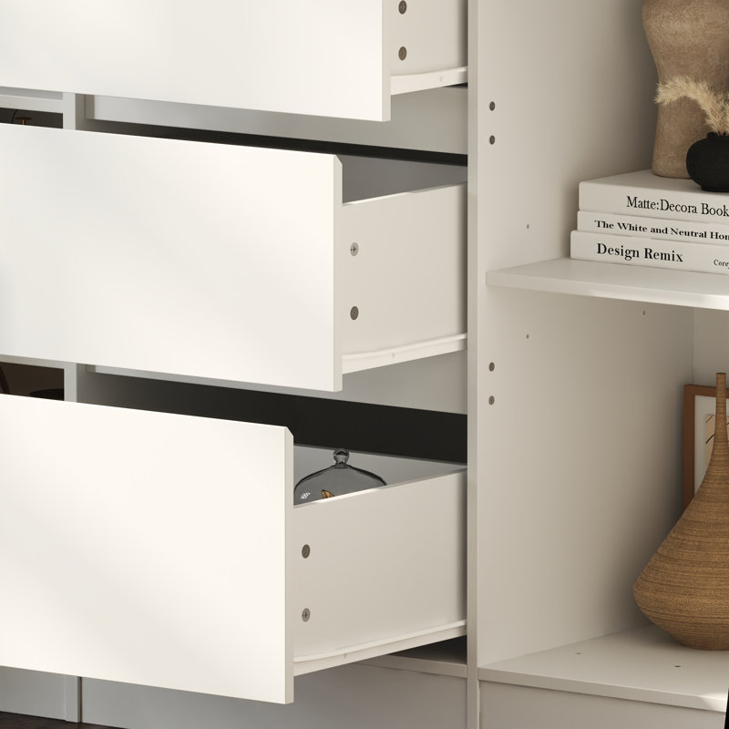 70.9"W Sideboard With 3 Door 3 Drawer