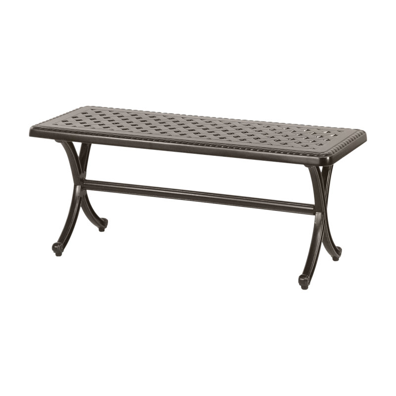 Grand Terrace Backless Bench Frame, Shade