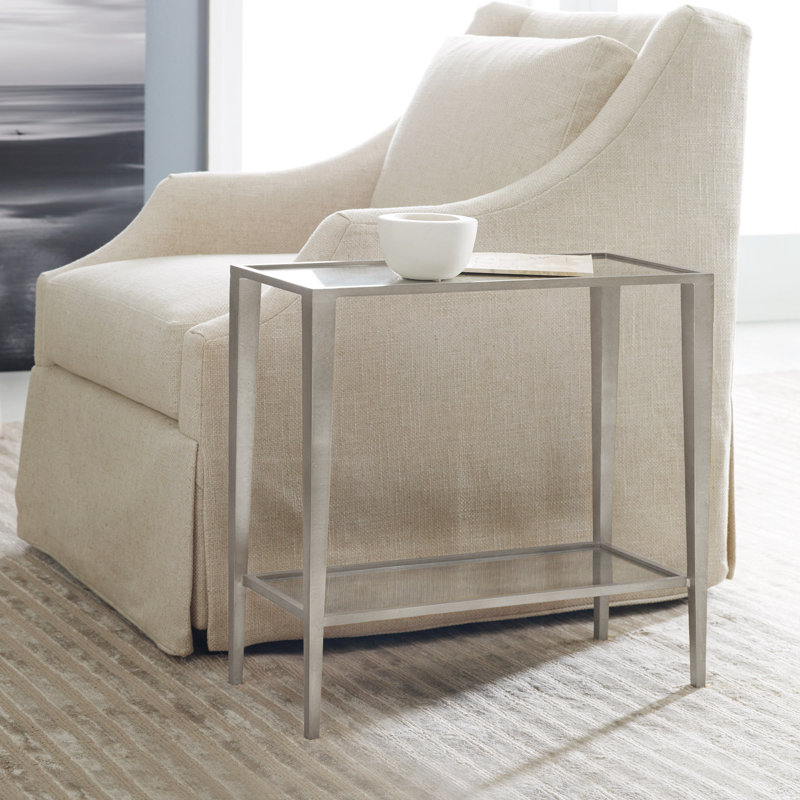 Gilt Glass End Table