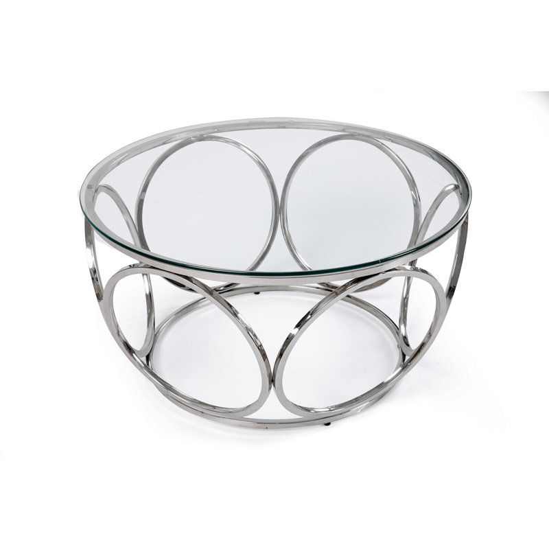 Aulona Frame Coffee Table, Silver