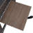 Outdoor Recliner Chair With Metal Frame, Removable Cushion, Adjustable And Footrest, Woven For Garden Comfort Ergonomic Reclining Seat Construction Soft Padding