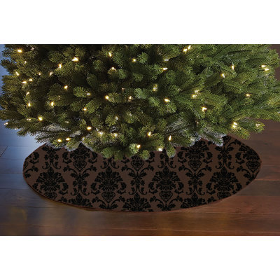 Jupe d'arbre de Noël 58 po Popeline