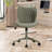 Maddoux Armless Swivel Office Chair Faux Leather Upholstered Waterproof Desk Chair Ergonomic Adjustable Computer Chair-215294540
