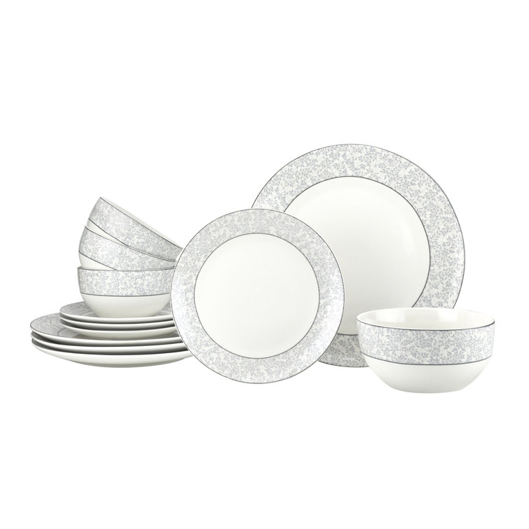 Godinger Silver Art Co Godinger 12 Piece Dinnerware Set, Service for 4 &  Reviews