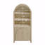 Armoire de rangement, maison de campagne moderne, bois, tablettes réglables, garde-manger, armoires de cuisine, présentoir arqué avec placard polyvalent