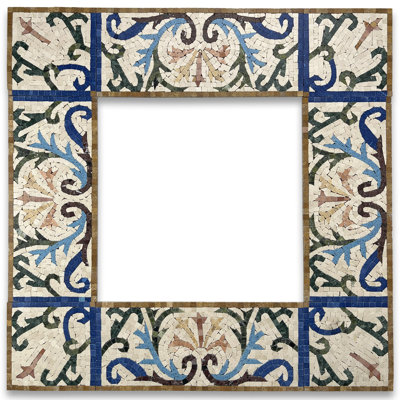 5.9 in. x 13.8 in. Marble Tile