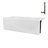 Streamline 60 in. x 32 in. Acrylic Right-Hand Drain Alcove Bathtub in Glossy White With External Drain-101700140
