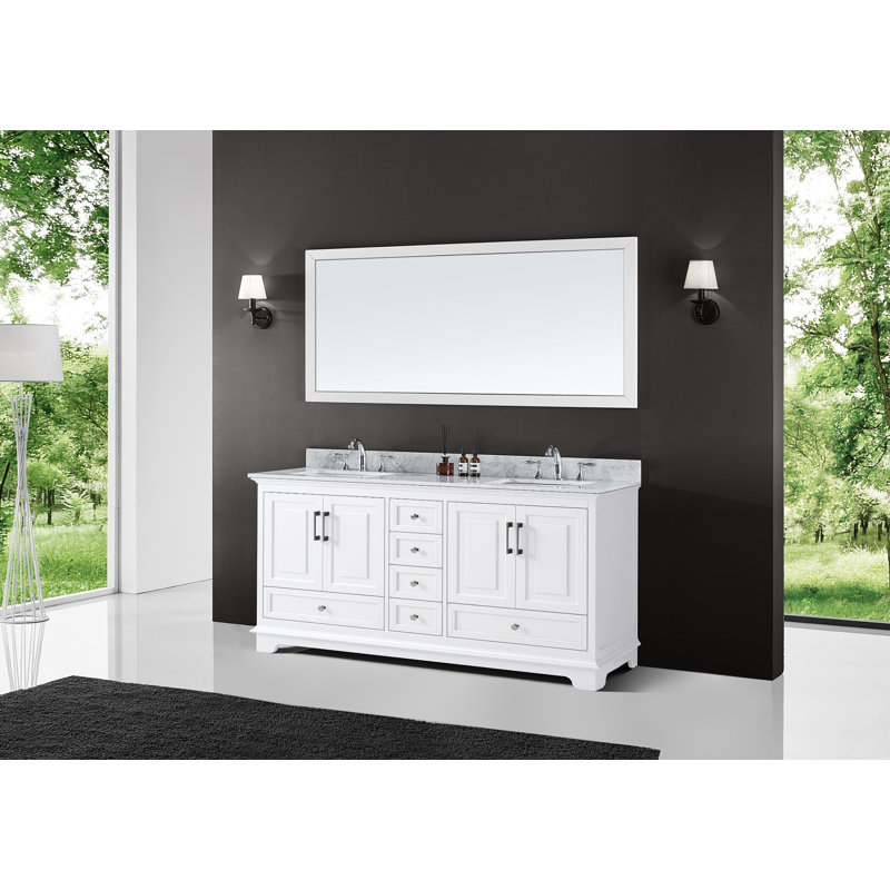 Base de meuble-lavabo double 72 po