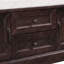 Banc de rangement avec 2 tiroirs et 2 armoires, banc à chaussures avec coussin amovible pour le salon, entrée (espresso)-384697074