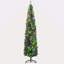 Arbre de Noël artificiel 8 pi avec 8 lumières, 668 branches, 250 lumières DEL colorées et base en acier