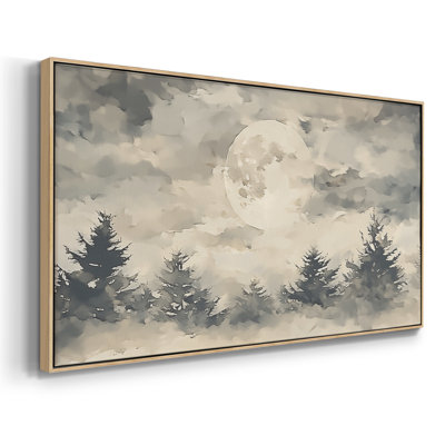 Série paysage - XCIV - Toile tendue avec châssis encadré - Prêt à être accroché