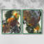 Impression encadrée orange-verte I-Premium - prête à être accrochée - aucun clou requis - aucun clou requis-326785813-326785810
