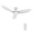 45'''' Smart Ceiling Fan With Remote, Light Kit IncludedWorks With Google Assistant And Amazon Alexa,Siri Shortcut.-1144462349
