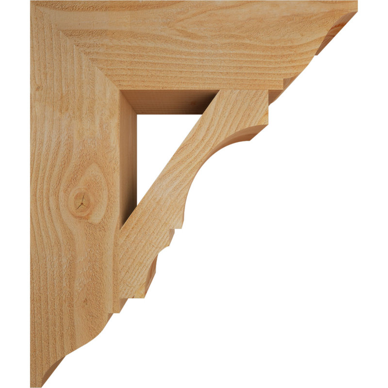Support traditionnel Balboa, Sapin Douglas scié brut, L 6 po x P 22 po x H 26 po