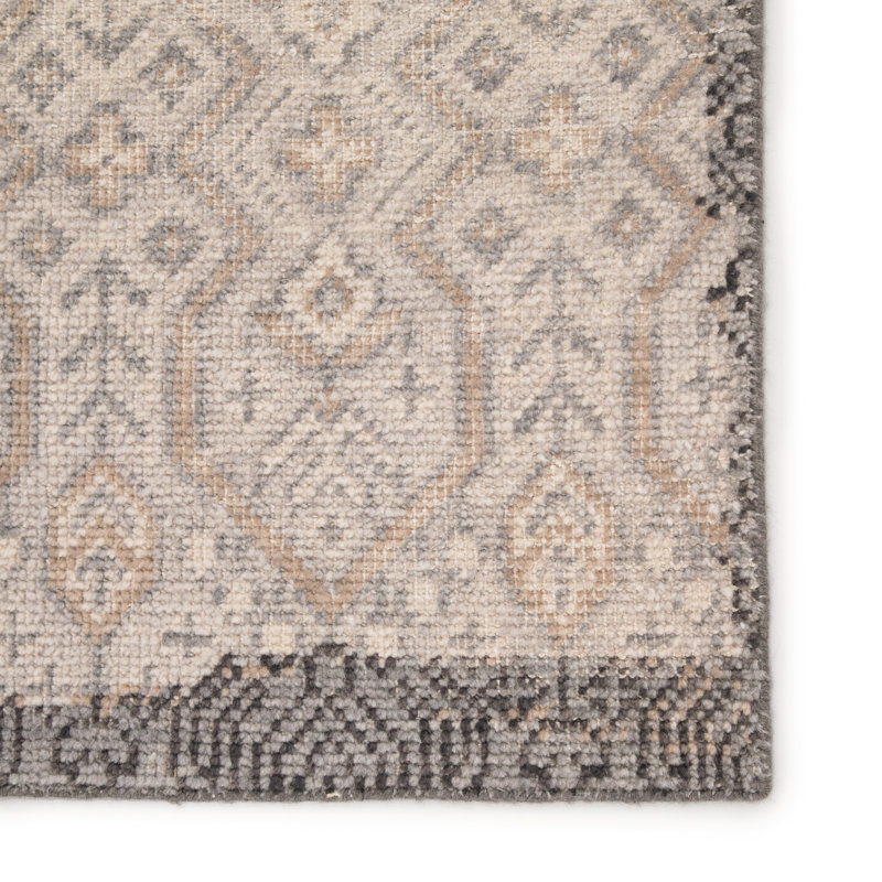 Orson Handmade Wool Geometric Area Rug, Rectangle 10' x 14'