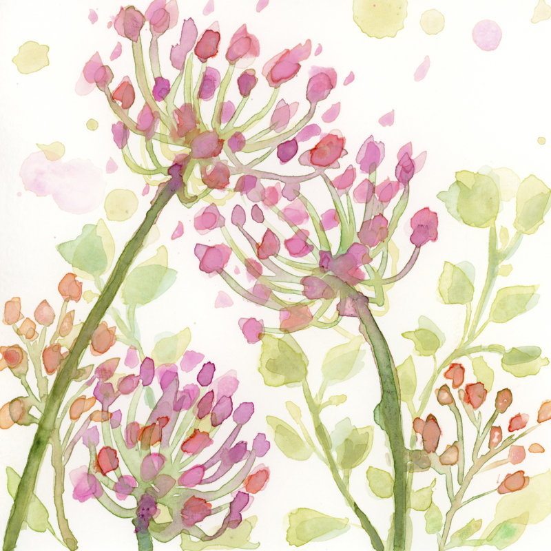 The Favorite Flowers I by Marabeth Quin - Wrapped Canvas Art Prints, 30cm H x 30cm W
