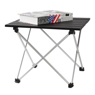 Folding Camping Table, 15.6"X13.6" Portable Picnic Table