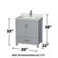 Sheffield 30" Single Bathroom Vanity Set with Mirror-97648636-118233604-118233606