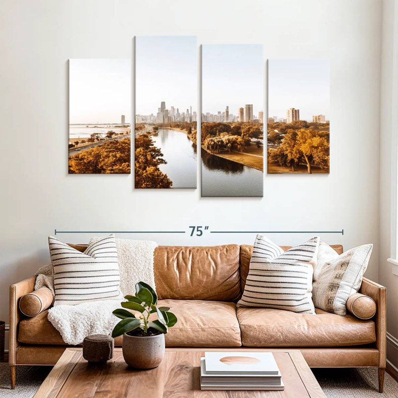 Nicci Chicago Autumn, 42" H x 68" W